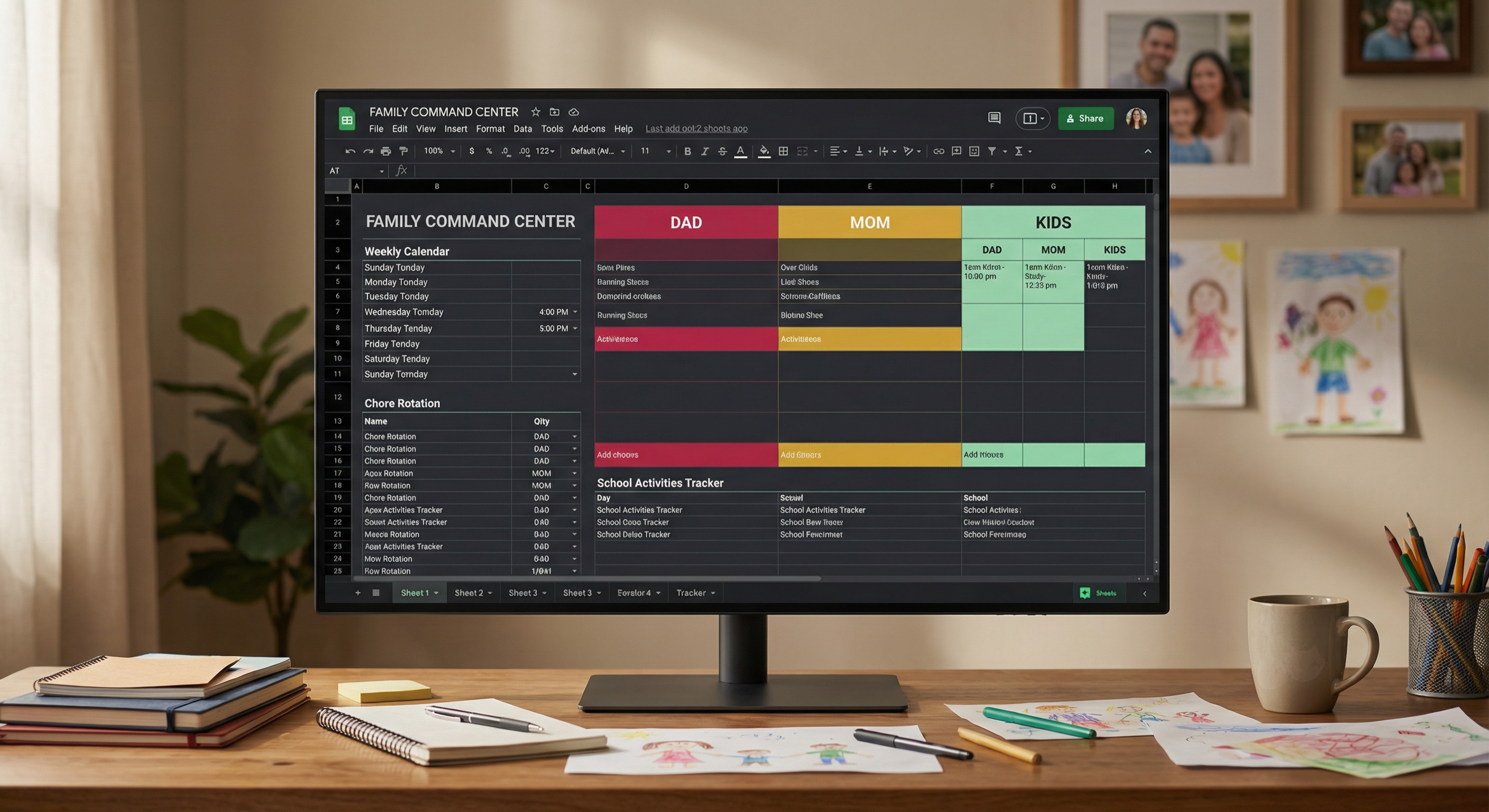 ADHD Family Command Center